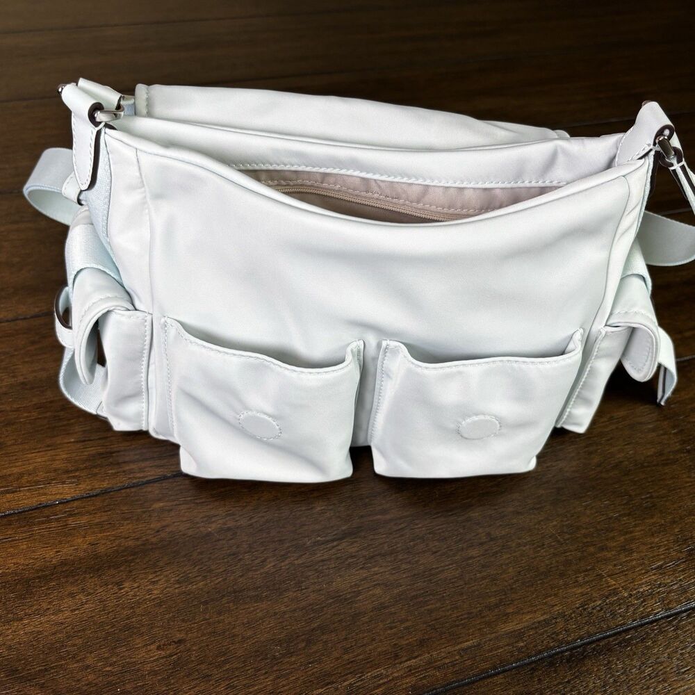 Kate Spade KN672 Carter Ksnyl Cargo Messenger Bag In Crisp Sky EUC - Picture 9 of 16